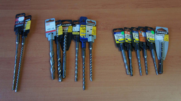 Rotary Drill Bits Assorted Quality Made 14 Pieces