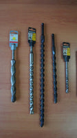 10 x SDS Plus Rotary Drill Bits & Chisels Quality Assorted