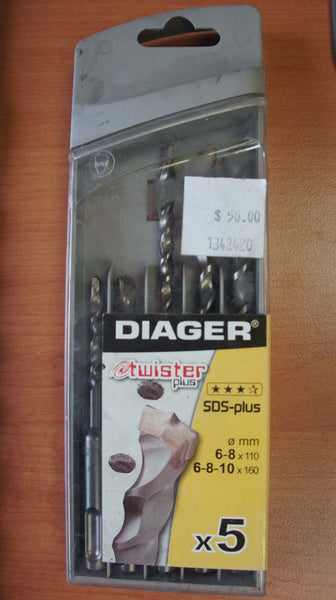 8 x SDS Plus Rotary Drill Bits & Chisels Quality Assorted