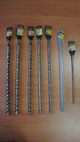 7 x SDS Plus Concrete Rotary Drill Bits Long Quality Made Diager by Sutton
