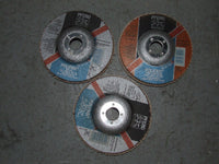 INOX FLAP DISCS ASSORTED GRITS 14 PIECES 100MM X 16MM
