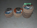 INOX FLAP DISCS ASSORTED GRITS 14 PIECES 100MM X 16MM