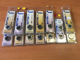 SET OF CHROME ALLOY BUTTON DIES BORDO LOT OF 14