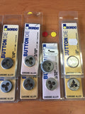 SET OF CHROME ALLOY BUTTON DIES BORDO LOT OF 14