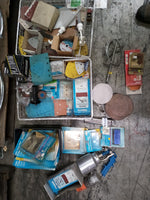 Assorted sandaper and accessories