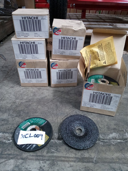 Grinding & cutting Discs Hitachi 100mm approx 50 cutting and 40 grinding