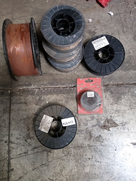 Mig Wire assoterd qty and size, some rusty