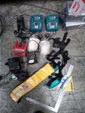 Qty battery chargers 110volt and Spray guns