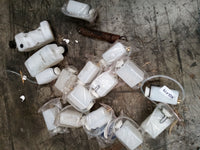 Qty assorted fluid bottles