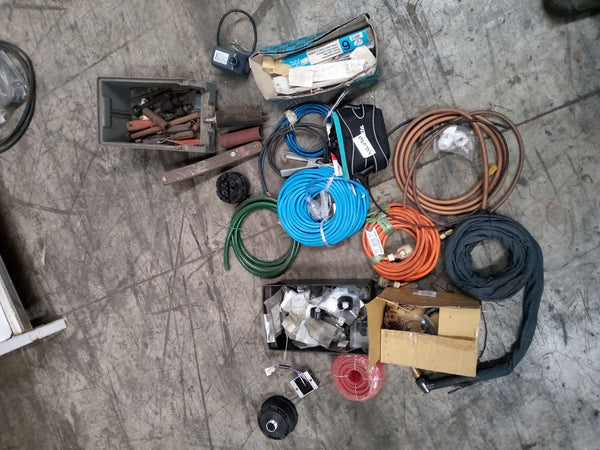 Qty of assorted leads, tools and accessories