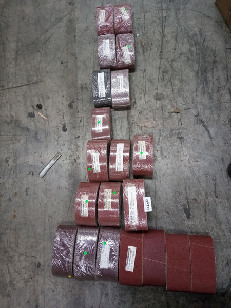 Sanding belts suit varios belt sanders, approx qty 200 pieces