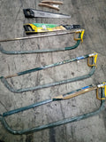 Hand saws assorted qty and wire brushes