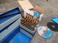 Assorted Tools and accessories and Drill bits
