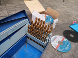 Assorted Tools and accessories and Drill bits
