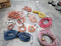 Assorted leads and extension cords