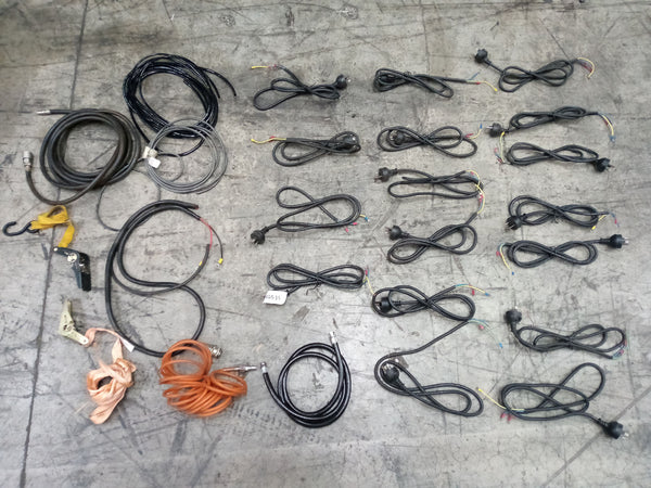 Assorted repair leads and hoses