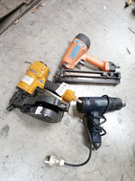 Bostitch Coil nailer, Jetstream bradder and a  heat gun