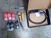 Tig torch, marking chalk and pencils