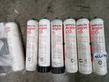 Quantity of disposable Argon CO2 bottles