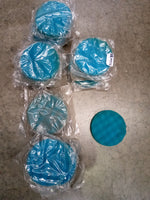 Polishing sponges Blue stick on qty of approx 89 pieces