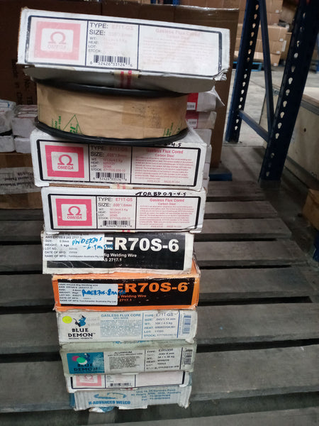 Mig Wire steel and flux cored, 5kg rolls 0.9mm qty 9 Rolls