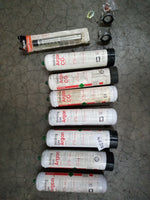Quantity of disposable Argon CO2 bottles