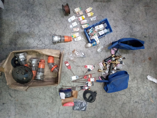 Mig Welder consumables. Drill bits and elec sockets