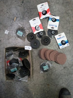 Sanding discs and backing pads quantity