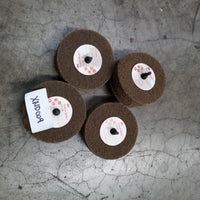 3M Scotch Brite C5-ZR 100mm x 30mm Medium Cut & Polish Mop Lot of 4