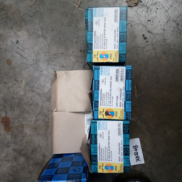 Assorted Grinding Wheels 4"x1/4"x5/8" &  5"x3/32"x7/8" as pictured
