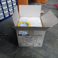 Premium Masking Tape 18mm x 50m Yellow Lot of 48