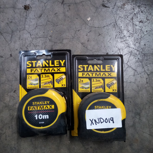 Stanley Fatmax Tape Measurer Lot of 2