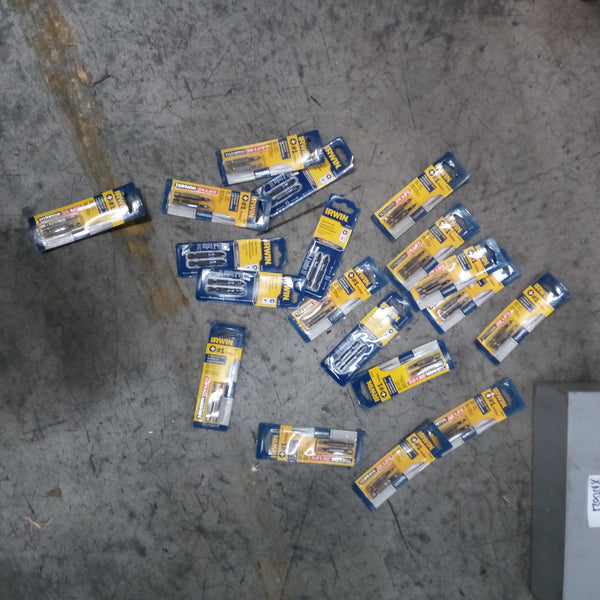 Assorted Phillips Irwin Drill Bits Lot of 19 Packs (38 total)