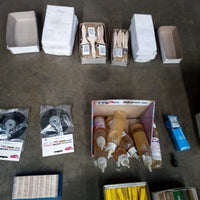Pencils, air tool oil, markers, soft face replacements, brushes and assorted items