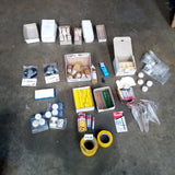 Pencils, air tool oil, markers, soft face replacements, brushes and assorted items