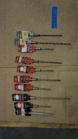 Lot of 10 Multi-Fit Masonry Drill Bits 5,5/6/6,5/7mm