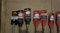Lot of 10 Multi-Fit Masonry Drill Bits 5,5/6/6,5/7mm