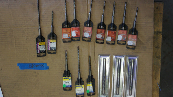 Lot of 15 Masonry Drill Bits & Hammer Drill Bits (Alpha & Bordo)