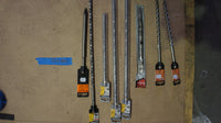Lot of 8 Masonry Drill Bits (Diager,Alpha,Makita)