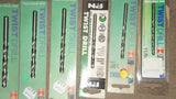 Lot of 10 Bordo Twist Drill Bits 4mm-13mm