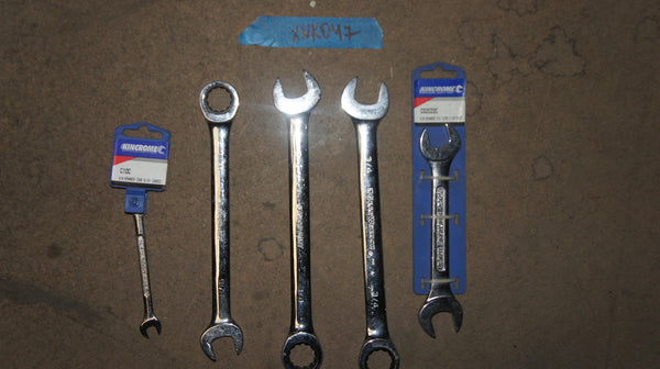 Lot of 5 Kincrome Combination Spanners