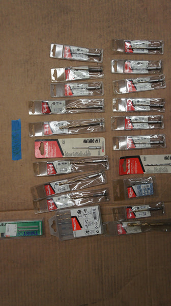 Lot of 21 Makita Metal&Wood Drill Bits 1mm-6mm