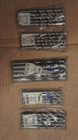 Lot  of 5 Bordo Jobber Drill Sets