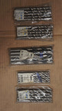Lot  of 5 Bordo Jobber Drill Sets