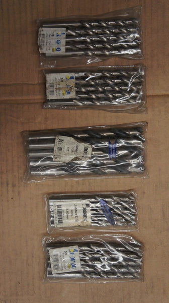 Lot  of 5 Bordo Jobber Drill Sets