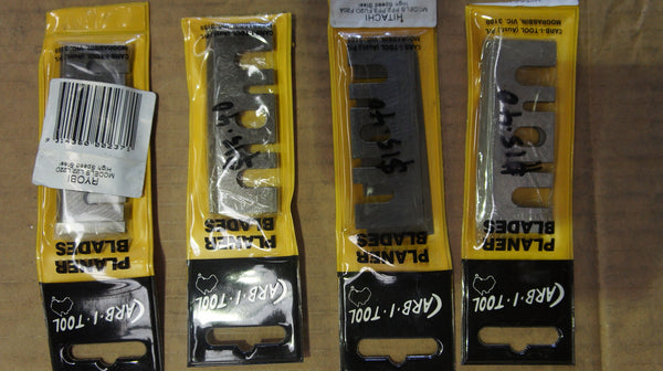 Carb-I-Tool Planer Blades to suit PF2, PF3, FU2O, F20A,L22,L22D
