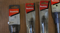 Lot of 5 Makita SDS PLUS Shank Bull Point & Scaling Chisel