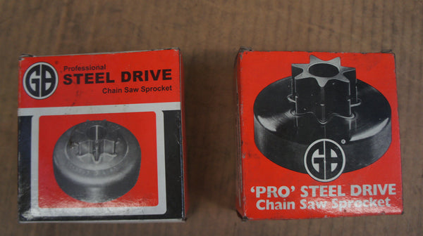 Lot of 2 Chainsaw Sprockets 3/8" 6,.7 teeth