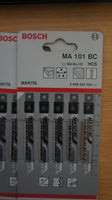 Lot of 10 Bosch Jigsaw blades MA 101 BC 5pk