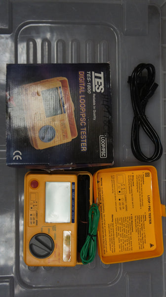 NEW TES-1800(230V) Digital LOOP/PSC Tester Meter Loop Impedance 20/200/2000 W